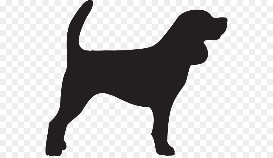 Beagle Sticker Đức Bóng Chó Phốc - Silhouette
