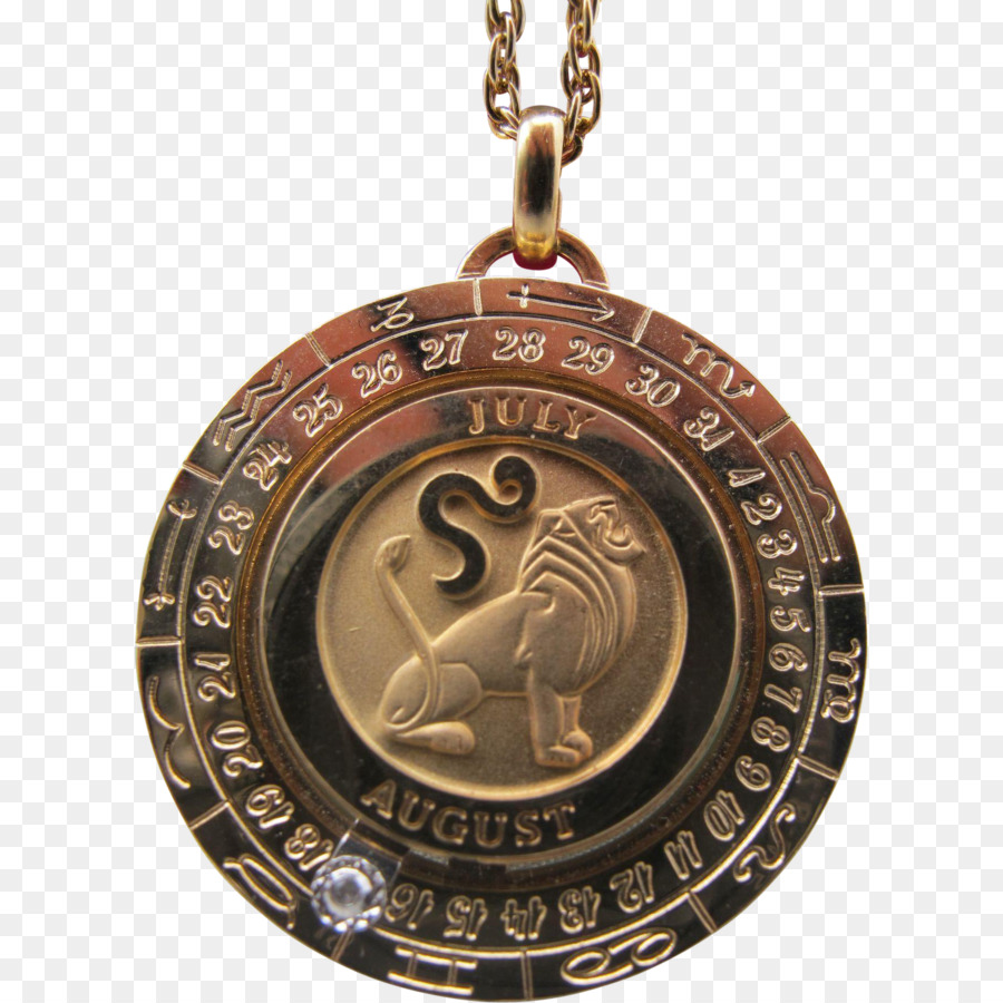 Medaillon Charms & Anhänger-Halskette Löwe Schmuck - Halskette