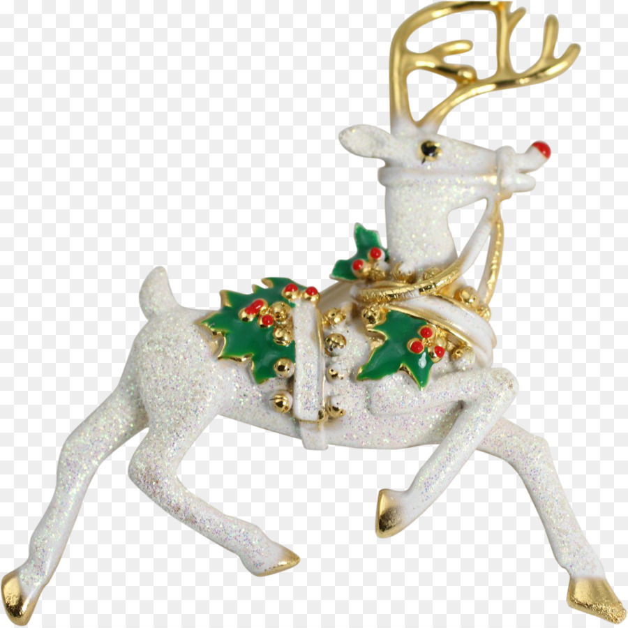 Reindeer Christmas ornament Figur - Rentier