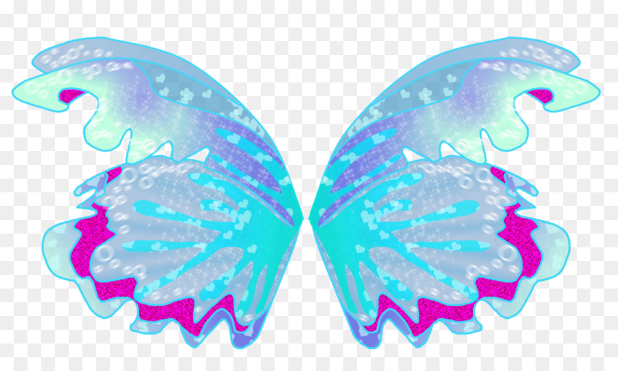 Bướm màu xanh Ngọc 2M Cá Moth - bướm