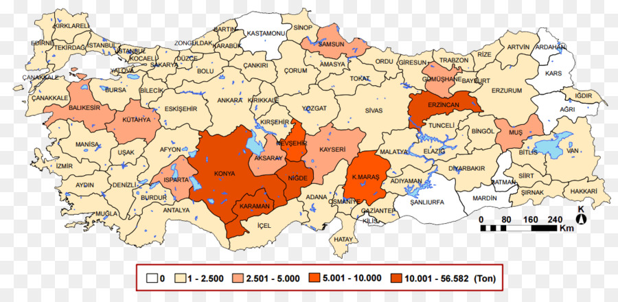 Kuru fasulye Karte der Türkei Geographie Common Bean - Anzeigen