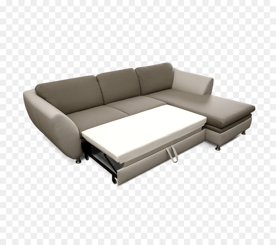 Schlafsofa Kakao Kunstleder (D8506) Leicester Couch - Bett