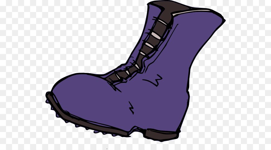 Boot clipart - lila Stiefel