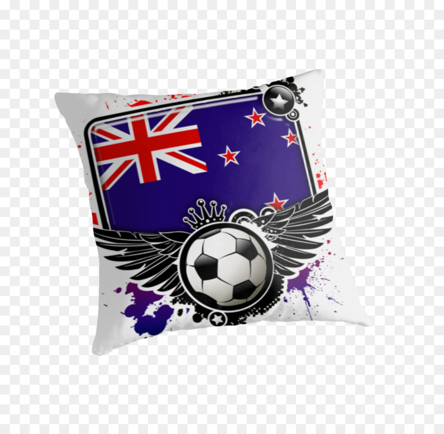 Kissen Neuseeland Kissen Fußball-CafePress - Kissen