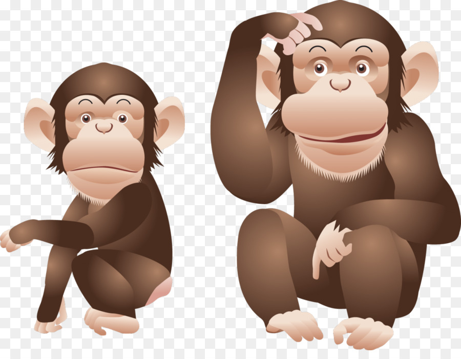 Khỉ đóng Gói tái Bút Clip nghệ thuật - khỉ