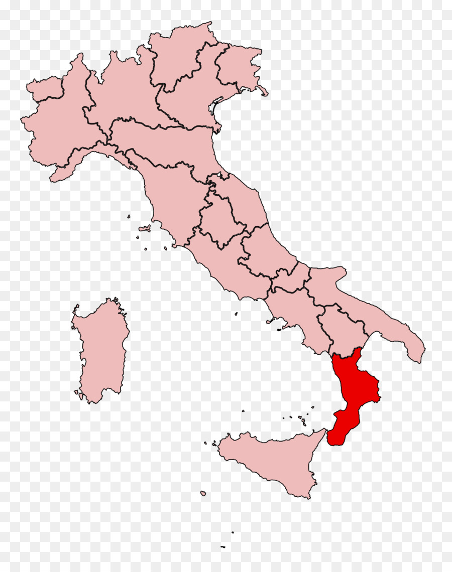 Regionen von Italien Kalabrien Apulien Basilicata Lazio - Italien