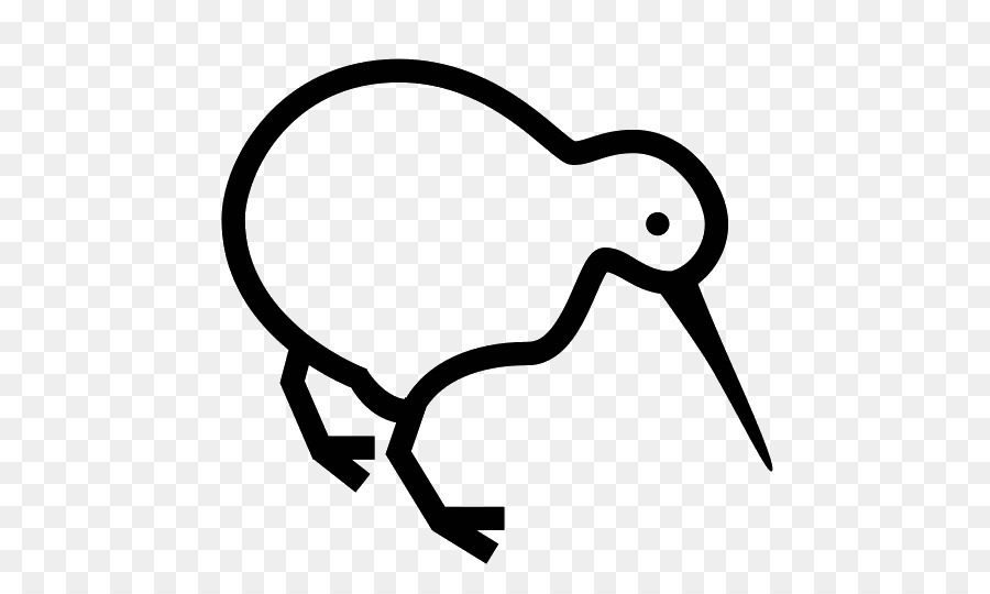 Vogel-Computer-Ikonen-Neuseeland-Kiwifrucht-ClipArt - Vogel