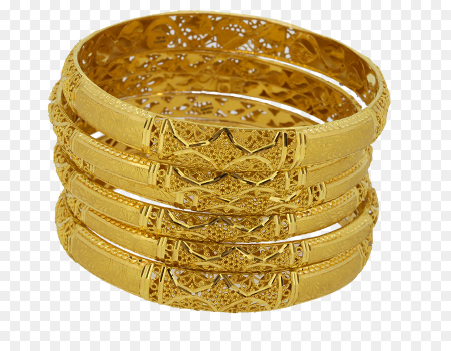 Armreif Ohrring Gold Armband - Gold
