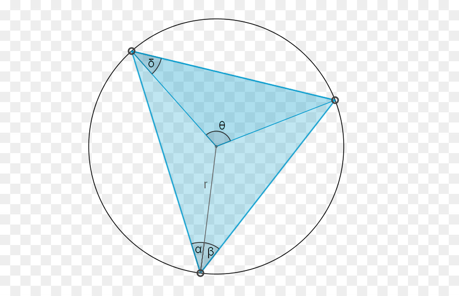 Tam Giác Vòng Tròn Điểm Trung Tâm - hình tam giác