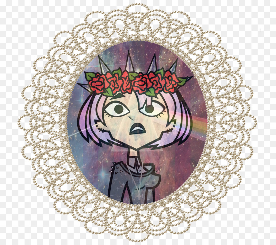 Charakter Cartoon Kreis - Pastell Goth