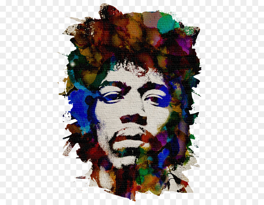 Jimi Hendrix T-shirt-Kunst-Malerei - Hendrix