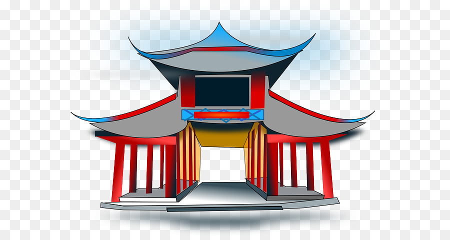 Icone di Computer Cinese la pagoda di Clip art - Torre Di Cina