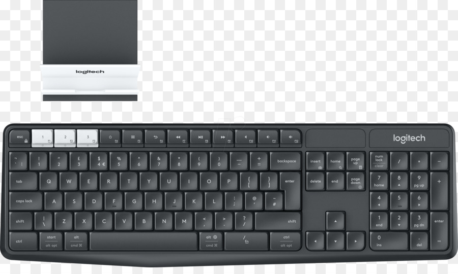 Computer Tastatur Laptop Computer Maus Bluetooth Tastatur Logitech K375s Multi Device Graphit Logitech K375s Multi Device Kabellose Tastatur   Graphit, Off white - Laptop