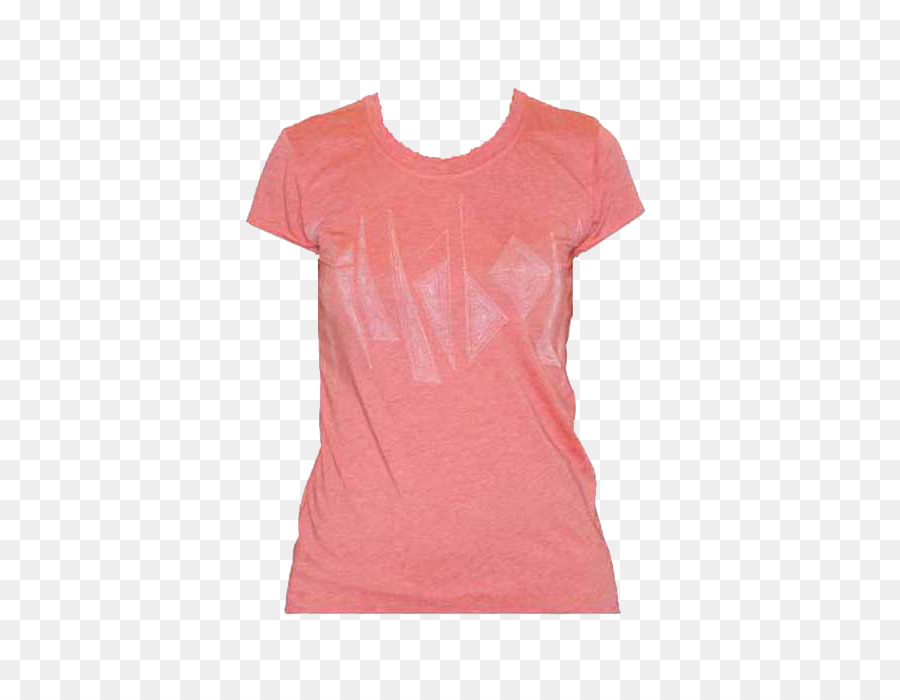 T shirt Shoulder Ärmel Pink M - T Shirt