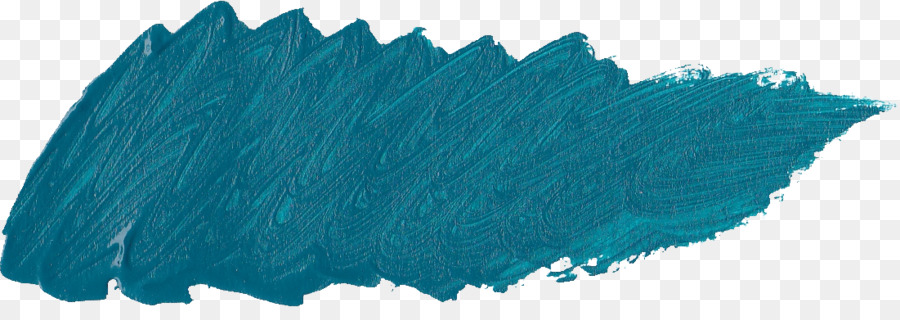 Blau-Türkis-Pinsel-Aquarell-Malerei - Farbe