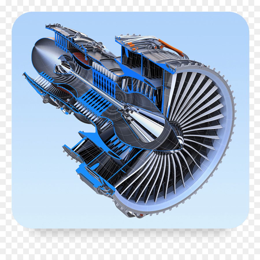Jet motore Turbofan Turbina - motore