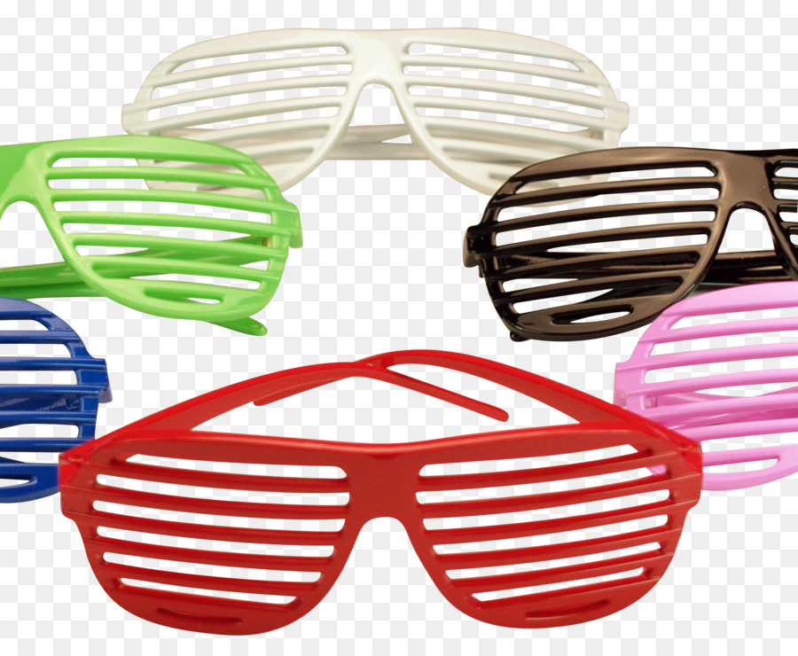 Brillen Sonnenbrillen Shutter shades Party - Brille