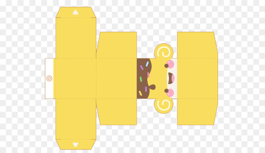 Modello di carta con Logo - banana split