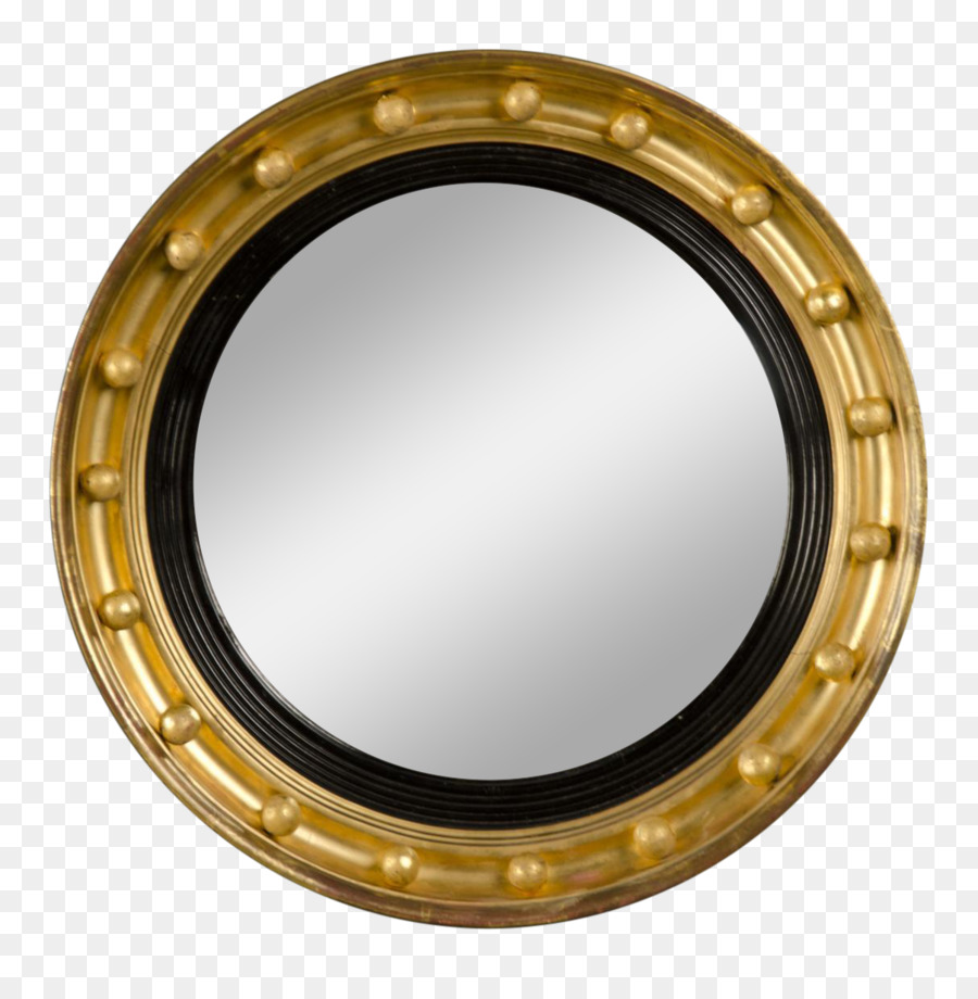 Gebogener Spiegel Konvexspiegel Spiegelbild Mirror Conch - Spiegel