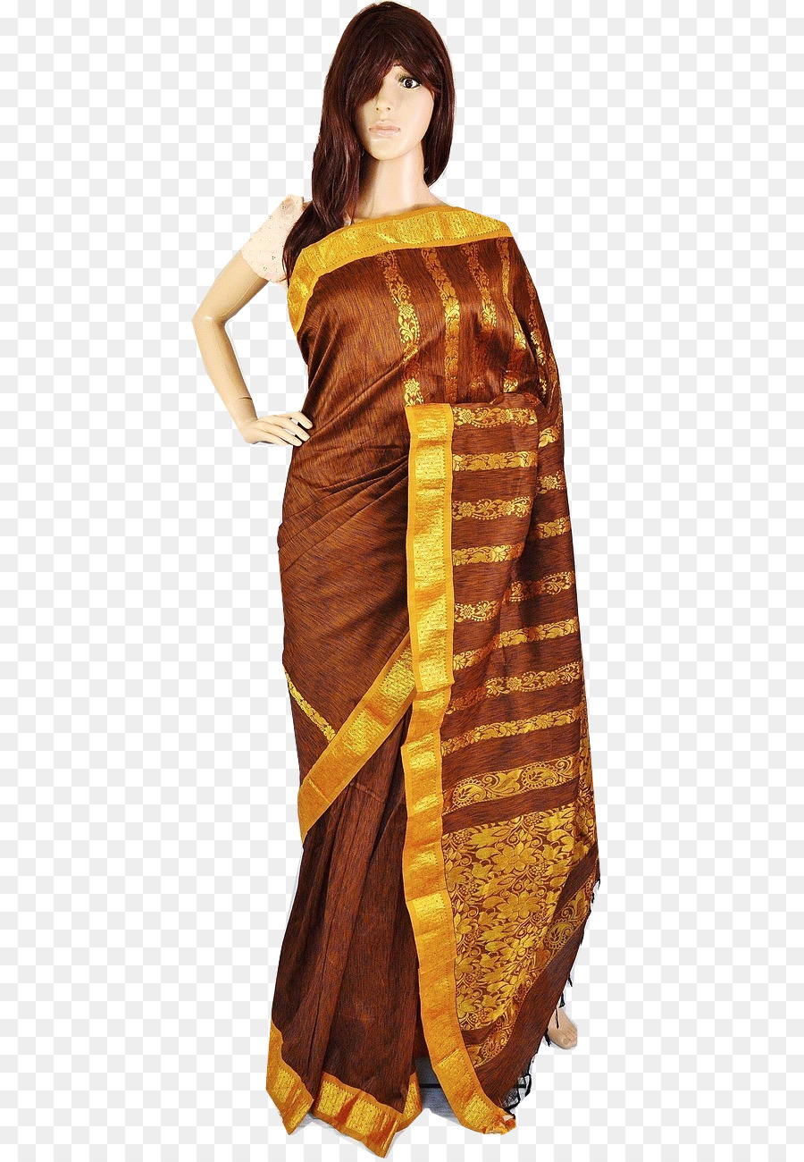 Sari di design del Costume di Seta - di seta d'oro