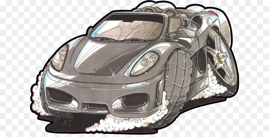 Ferrari F430 Auto Herbie design Automobilistico - Miami vice