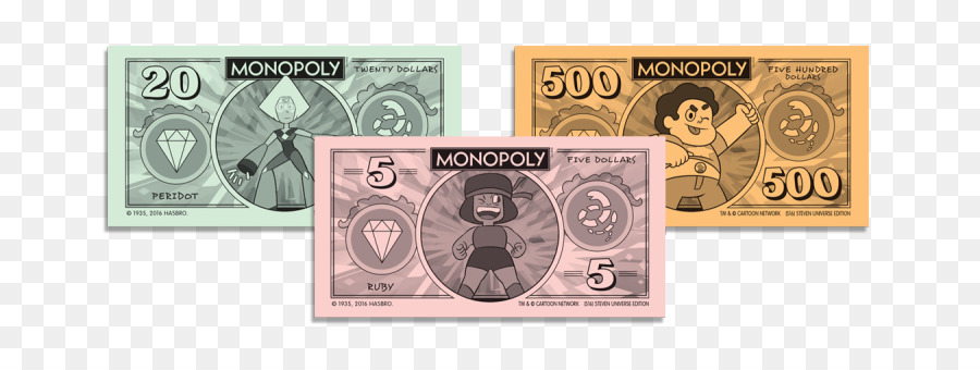 Soldi del monopoli Banconota USAopoly Gioco di Monopolio - Soldi del monopoli