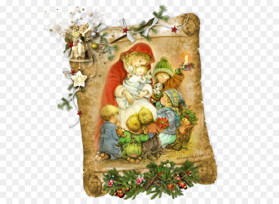 Ornamento di natale Natività di Gesù, cartolina di Natale Biblici Magi - natale