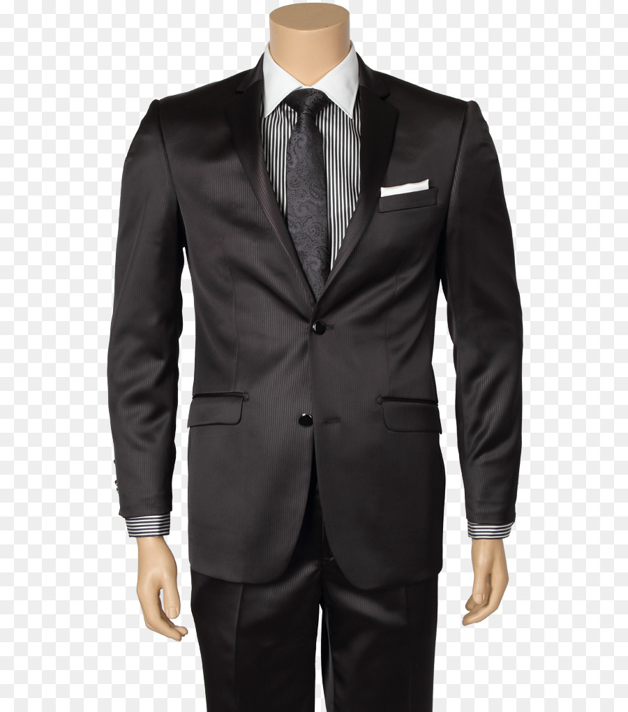 Tuxedo Leder Jacke Sakko, Blazer - gestreifter Anzug
