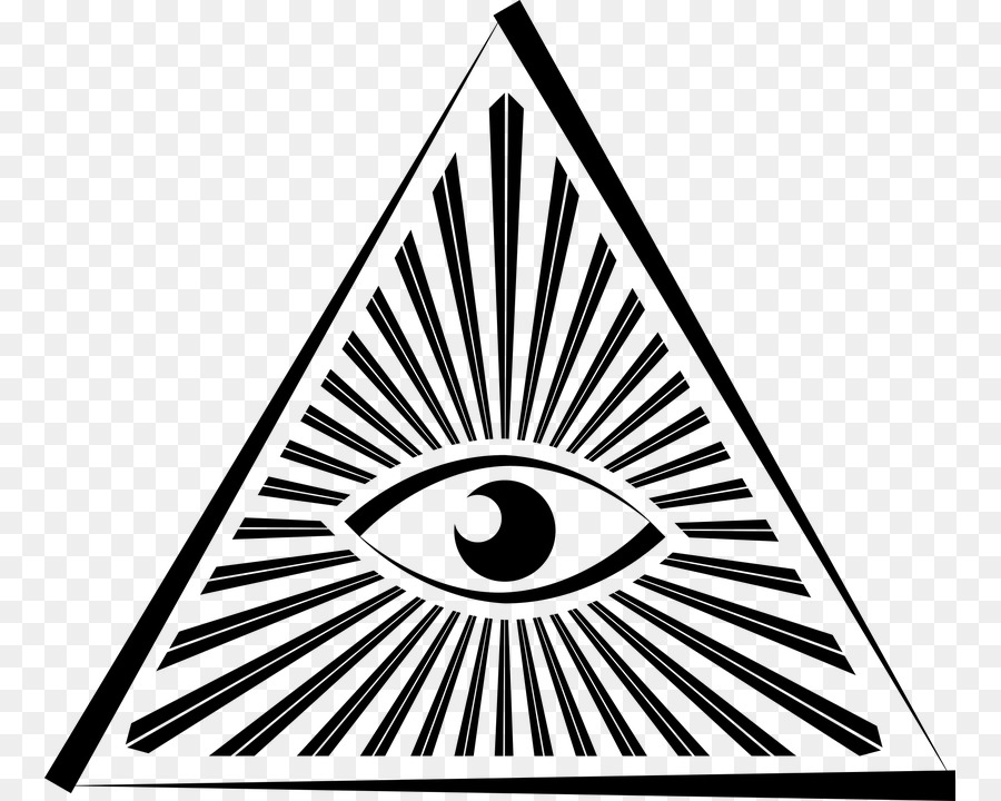 Auge der Vorsehung-die Illuminati Hamsa Clip-art - Symbol