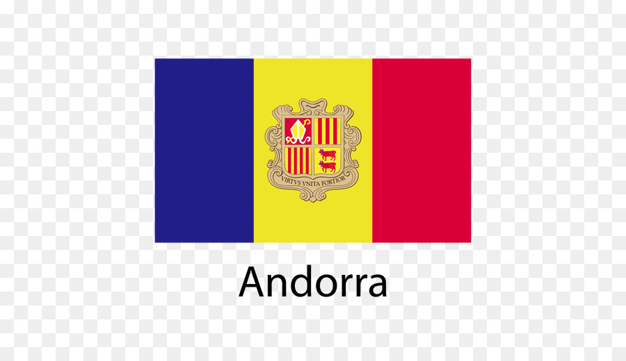 Bandiera di Andorra Logo Bandiere di tutto il Mondo - bandiera