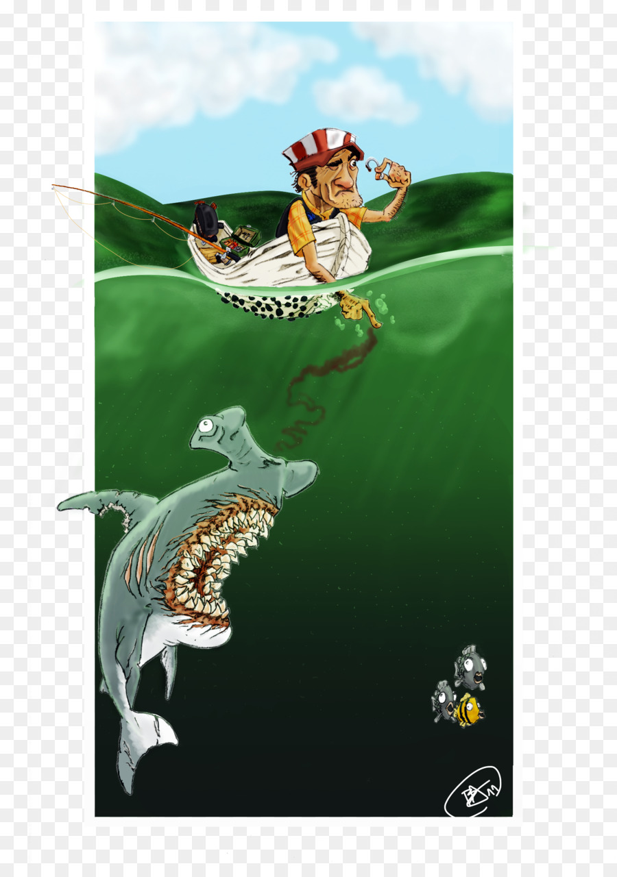 Poster sinh Vật Huyền thoại sinh vật hoạt Hình - trò chơi lớn câu cá
