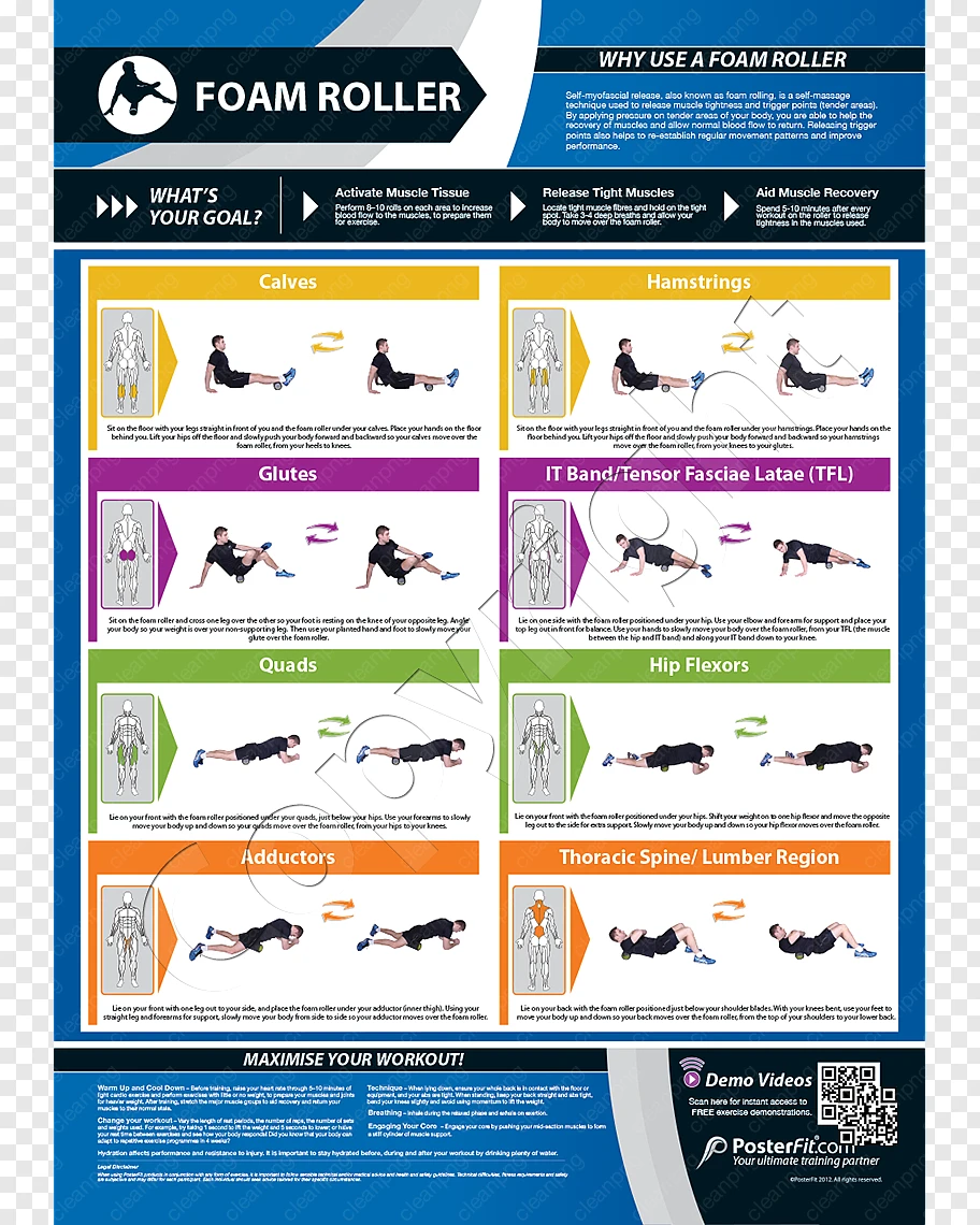 Core Addominale Poster con gli esercizi di fitness Fisico - medicina del telaio