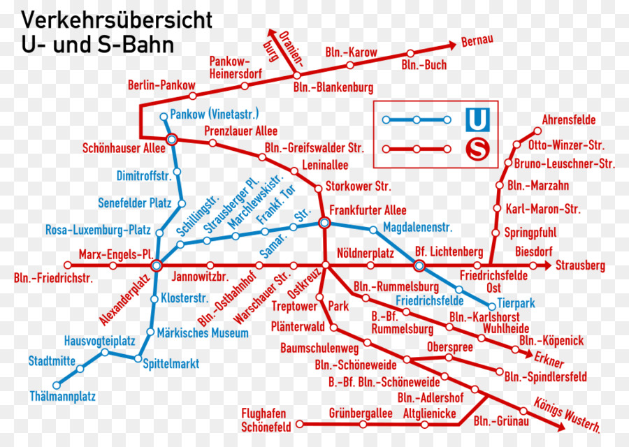 Berliner S-Bahn Schnellverkehr Schienentransport Mitte Ost Berlin - Berlin