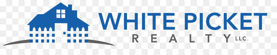 White Picket Realty LLC Real Estate Logo der Marke - cold drücken