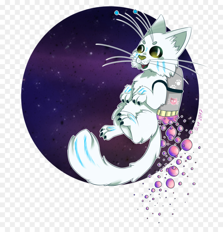 I Baffi Del Gatto Sfondo Desktop Cartone Animato - gatto di spazio