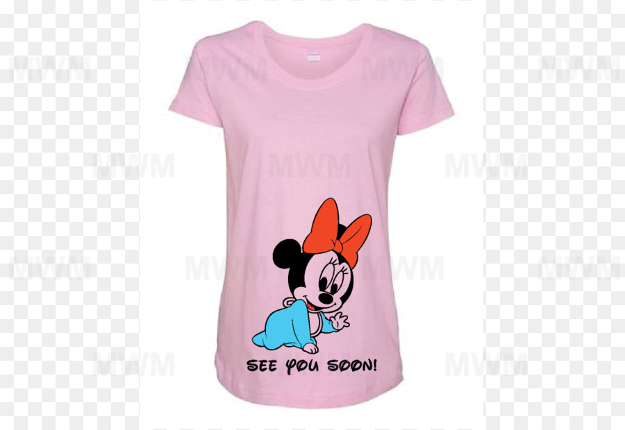 T-shirt-Ärmel-Pink-M Textil Schriftart - sehen Sie bald