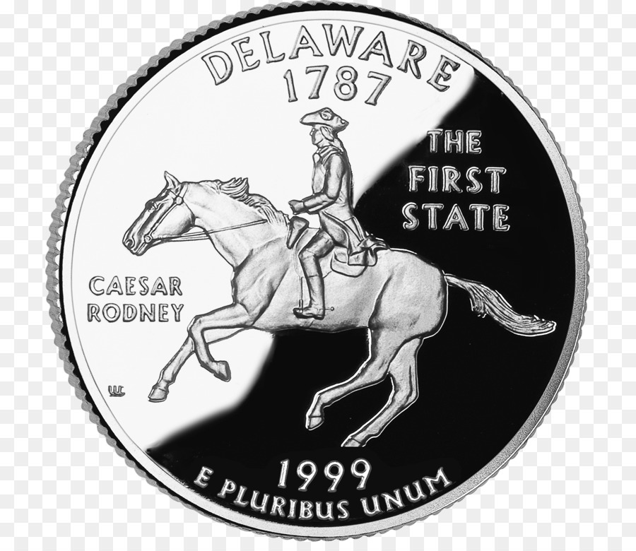 Delaware Kansas Denver Mint 50 Staatsviertel - Quarter Horse