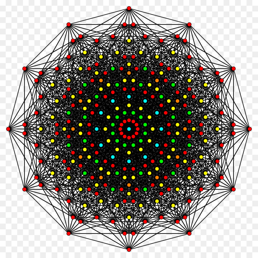 Symmetrie Kreis-Punkt-Regenschirm-Muster - Kreis
