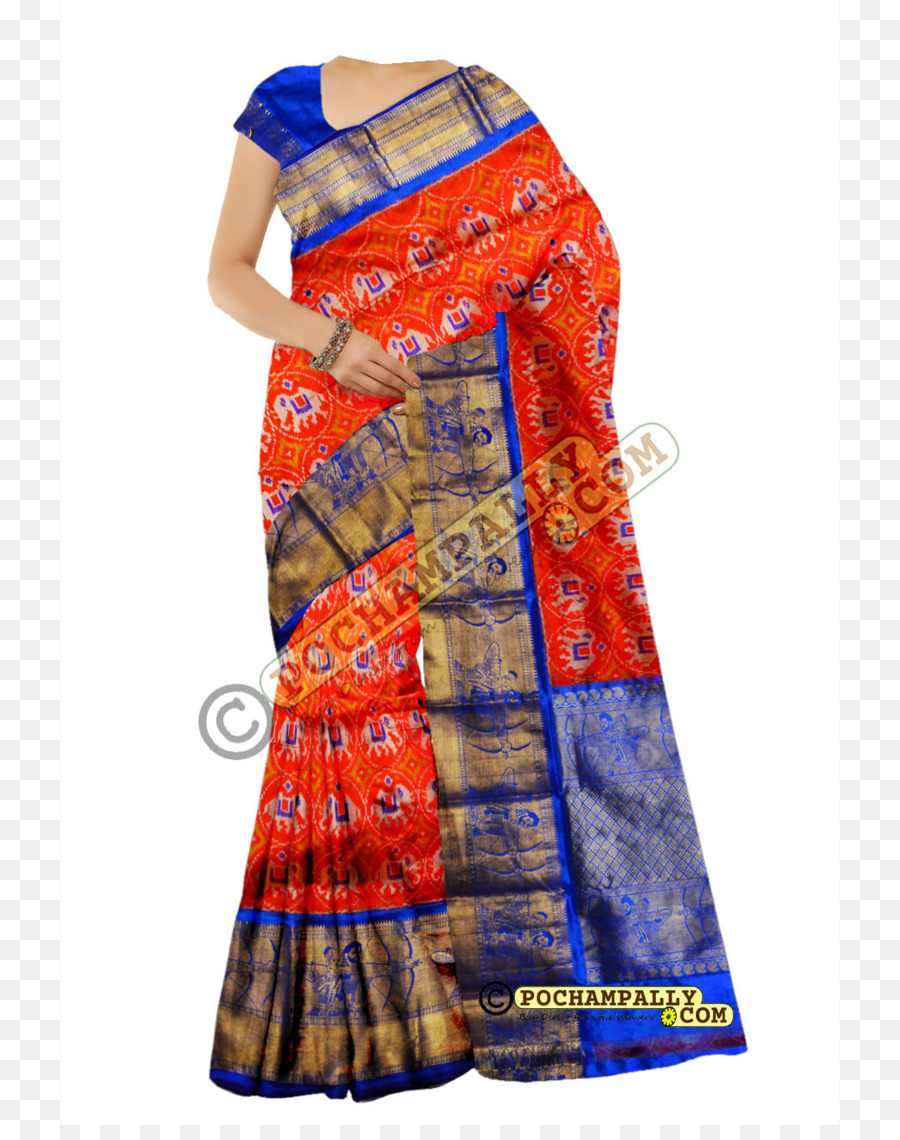 Bhoodan Pochampally Pochampally Sari Sari Cravatta Kanchipuram - handloom