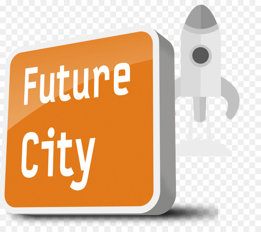 Smart city Computer Icone schema del Circuito di pianificazione Urbana - Città Futura