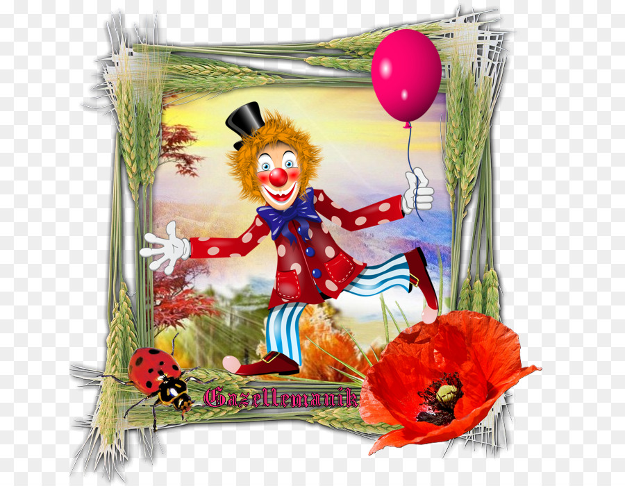 Schneiden Sie die Blumen Clown Blühende pflanze - Clown