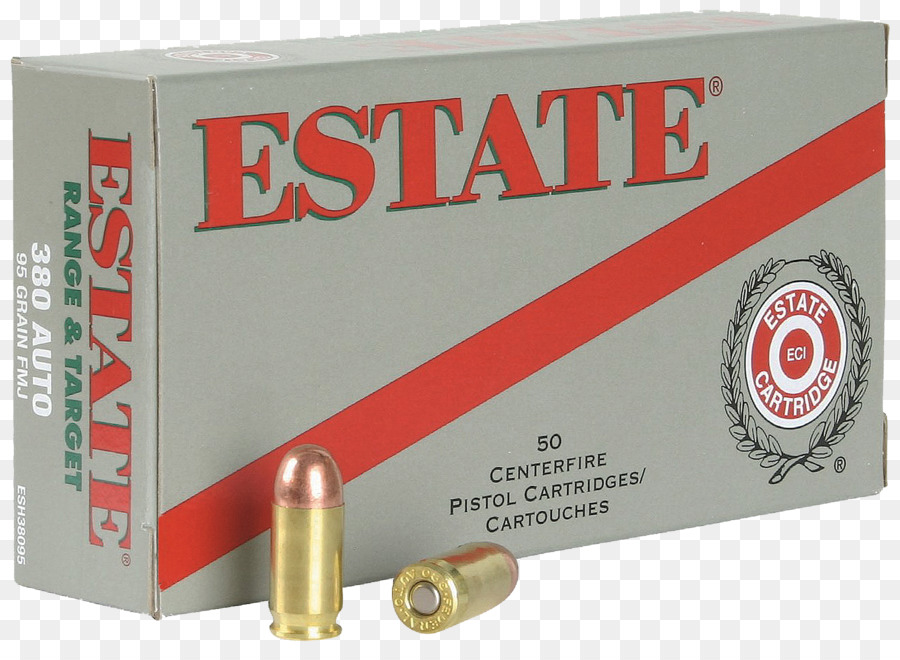 Full metal jacket bullet .380 ACP Automatic Colt Pistol Patrone - Munition