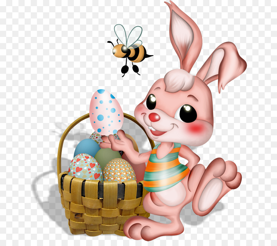 Easter Bunny Bee trứng Phục sinh Clip nghệ thuật - lễ phục sinh