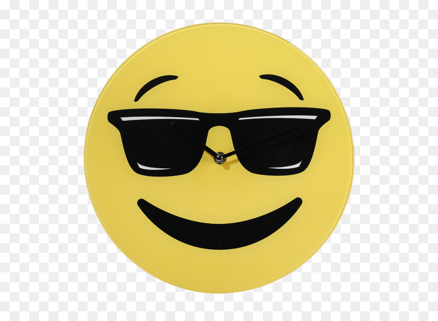 Orologio Emoji Vetro Emoticon Wink - orologio