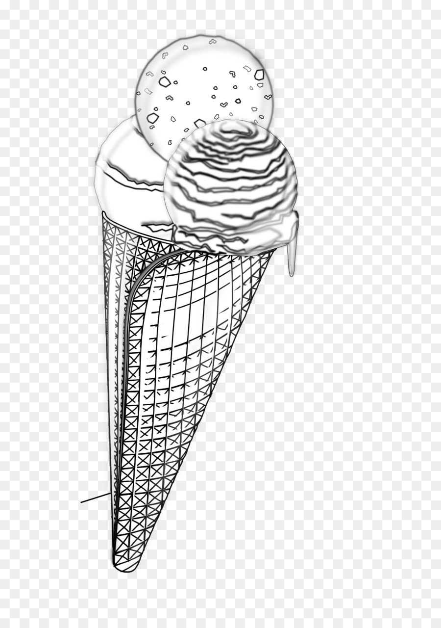 Ice Cream Cone Drawing Stock Vector (Royalty Free) 555294322 | Shutterstock