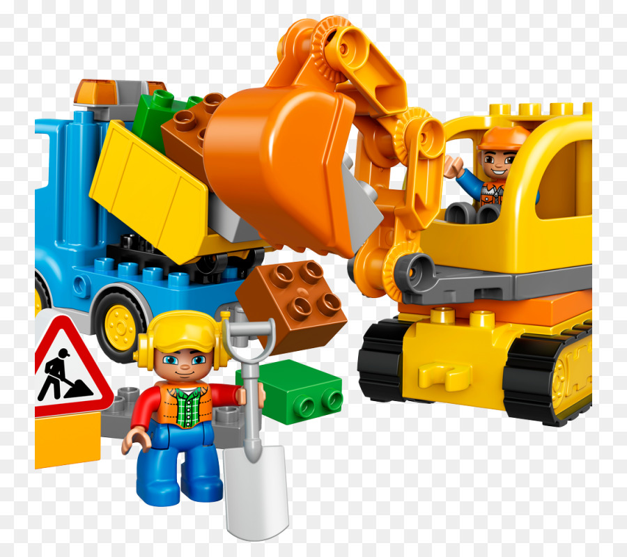 LEGO 10812 DẠY Xe tải Và Xúc Xích sách Dạy Đồ chơi - máy xúc
