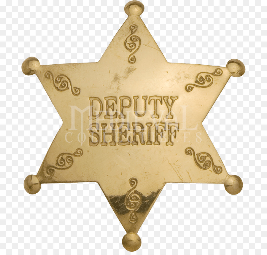 Sheriff-Abzeichen-Police officer Messing Revers pin - Sheriff