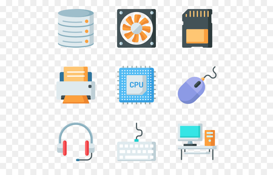Icone Del Computer Encapsulated PostScript - di componenti di computer