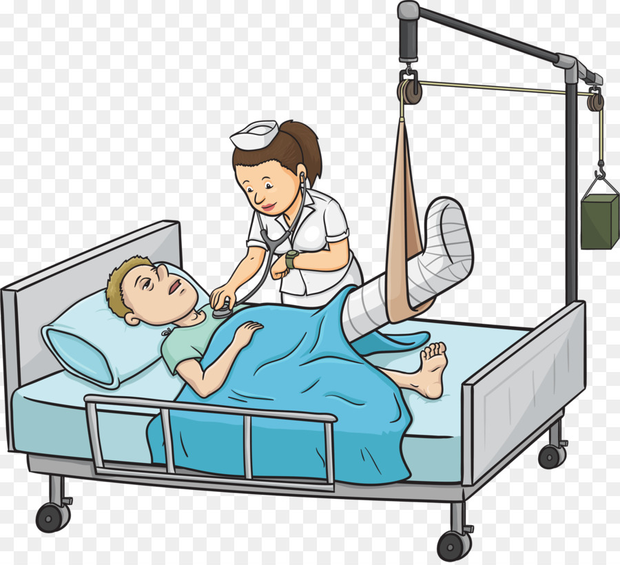 Patient Cartoon png download - 2000*1815 - Free Transparent Hospital Bed  png Download. - CleanPNG / KissPNG