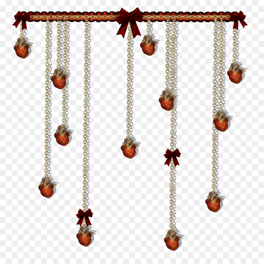 Halskette Weihnachts-ornament-Perlen-Körper-Schmuck - Halskette